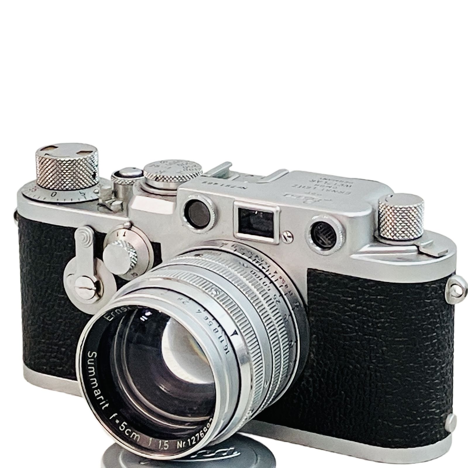 Leica 3F バルナック型 レッドダイヤル Summarit 5cm F1.5 レンズ付き