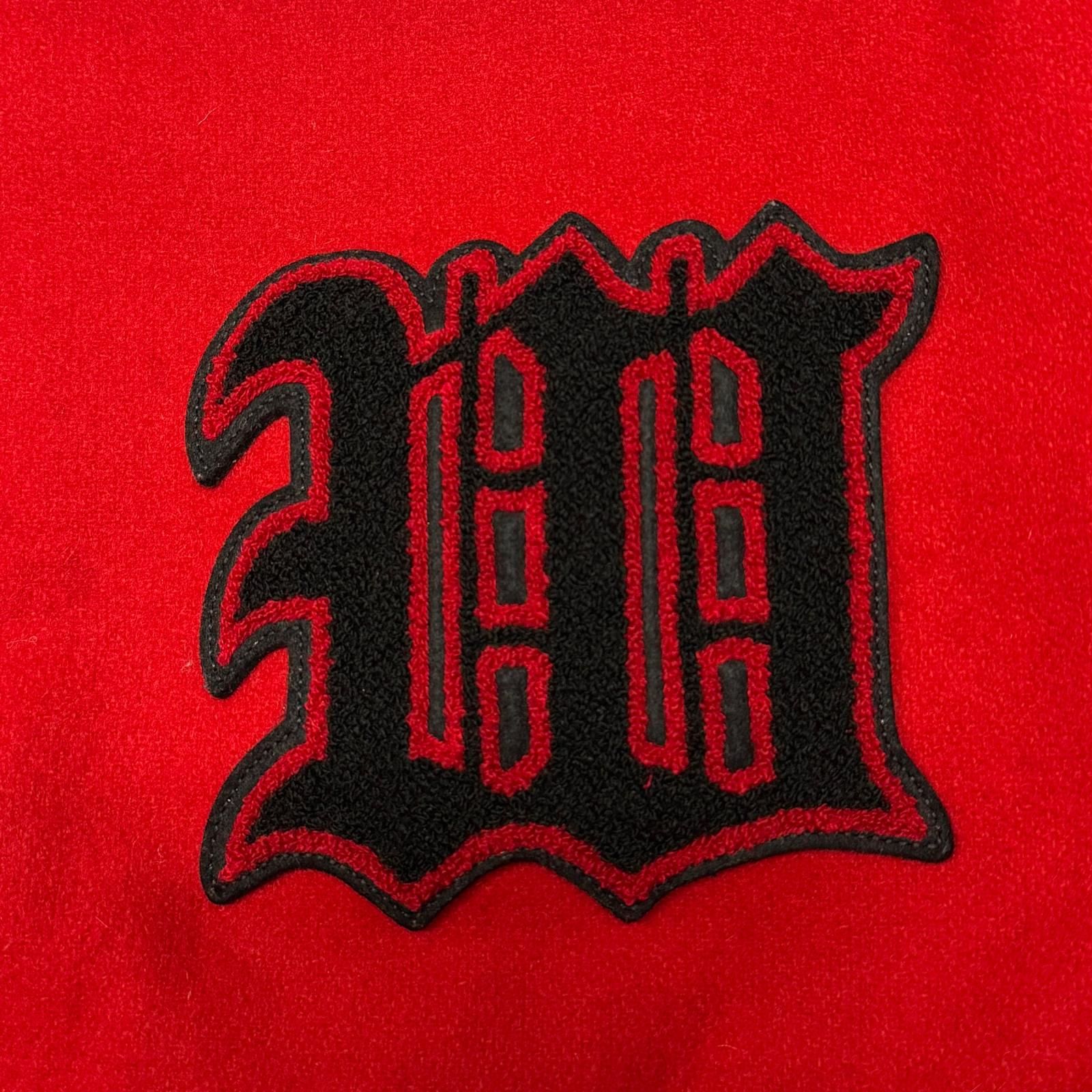 参考上代97900円 WACKO MARIA 24AW LEATHER VARSITY JACKET レザーバー 