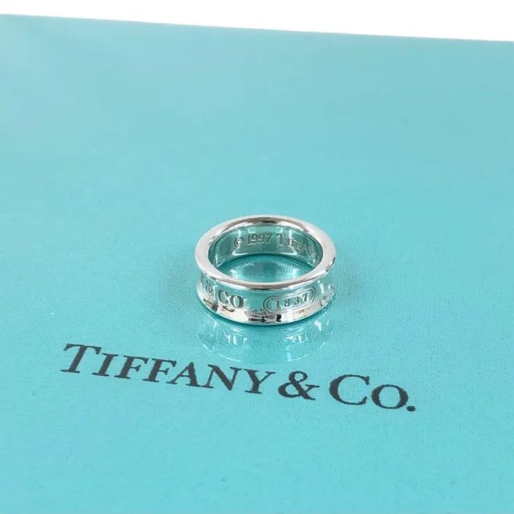 ティファニー　指輪　11号　美品 Tiffany&Co. ティファニー 925 ナローリング シルバー 11号 7g【鑑定