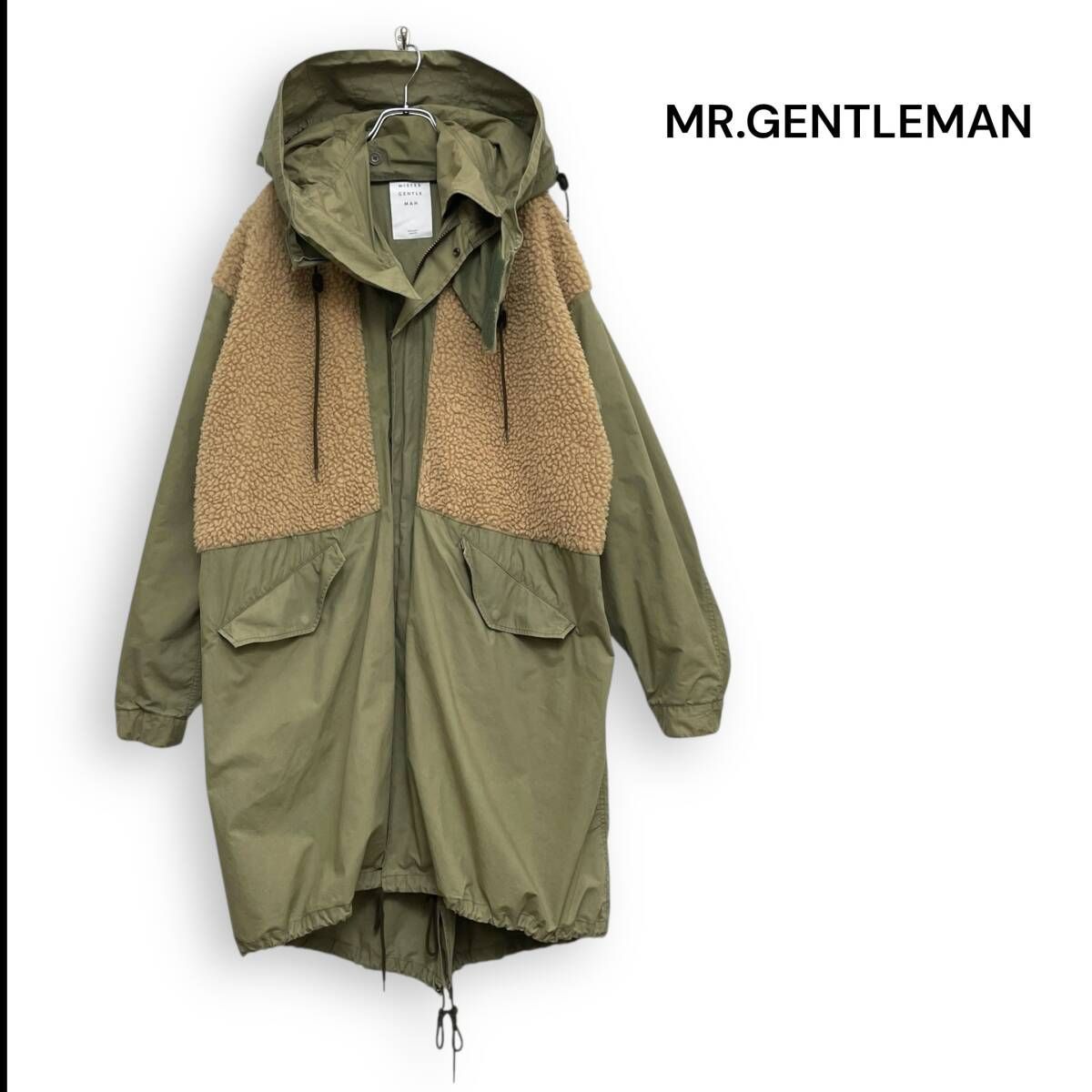 R2629 / Mr.GENTLEMAN ミスタージェントルマン ボア フィールドコート