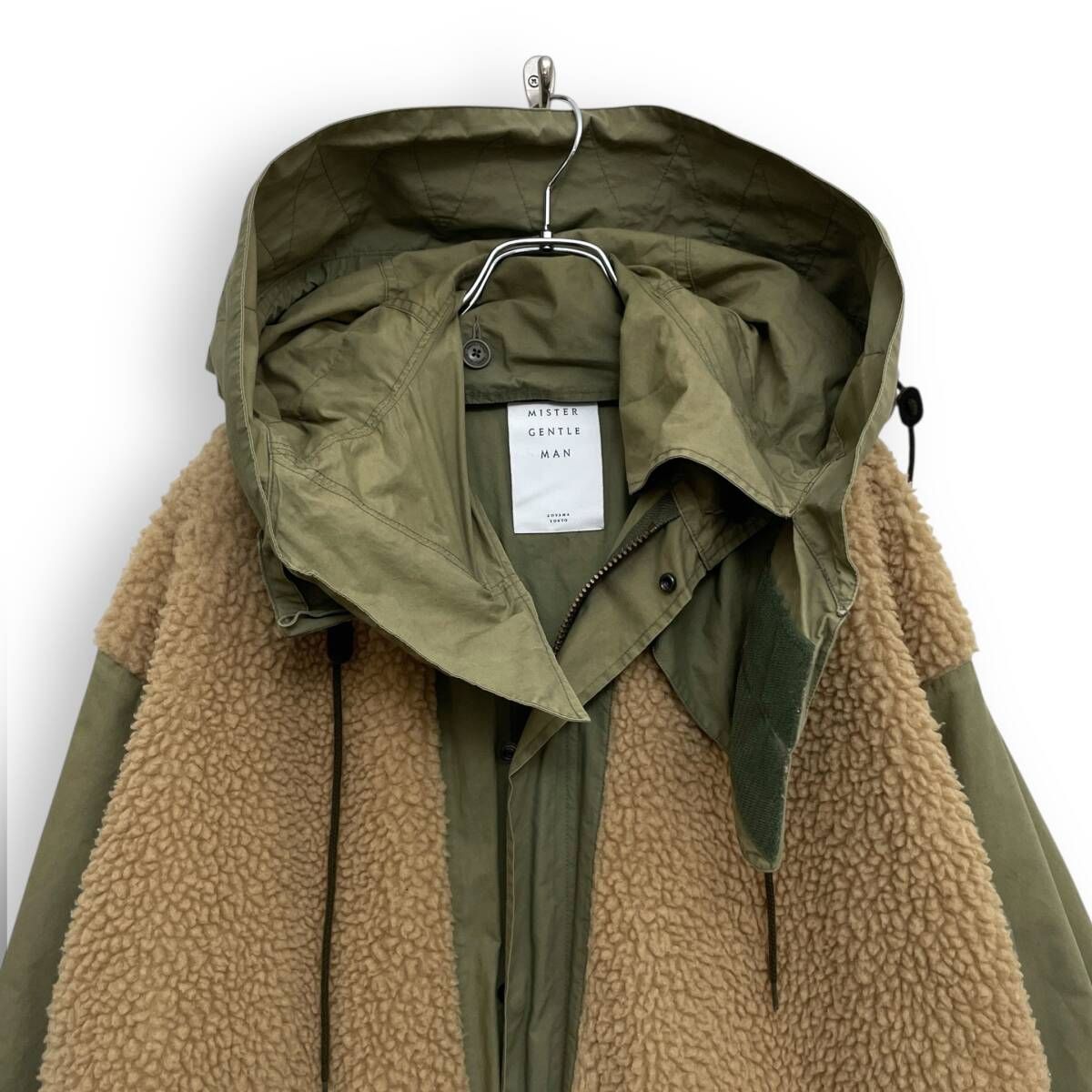 R2629 / Mr.GENTLEMAN ミスタージェントルマン ボア フィールドコート