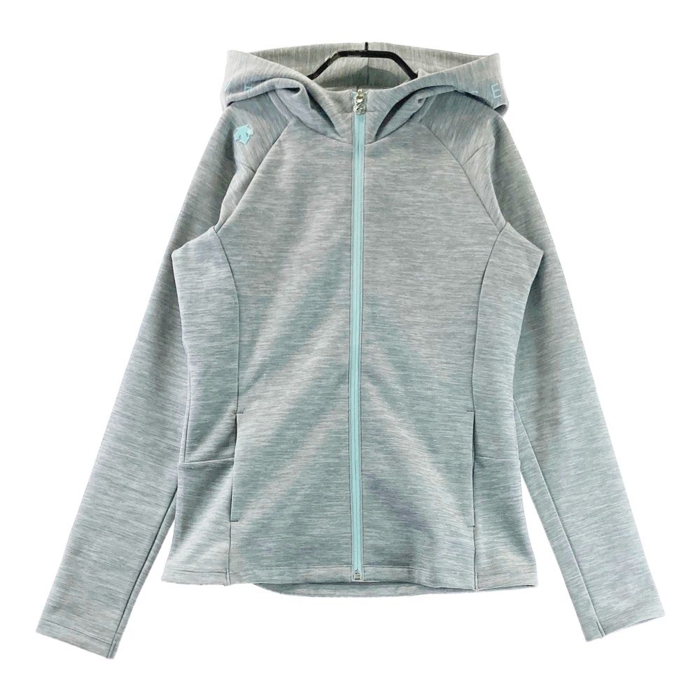 サイズ：L DESCENTE GOLF デサントゴルフ ジップパーカー グレー系