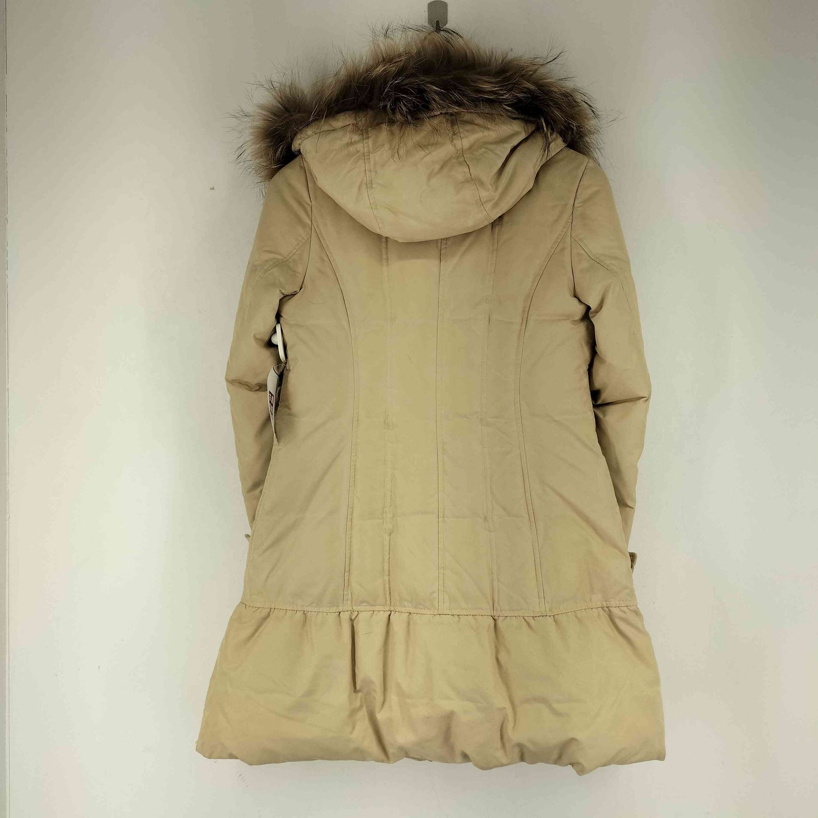 ユーズドフルギ USED古着 ファー付き ダウンコート レディース JPN：36