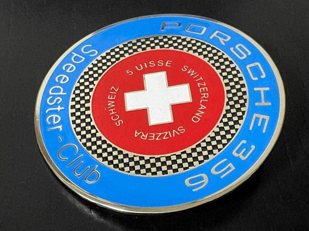 ポルシェ 356 スピードスター クラブ スイス カーバッジ グリル