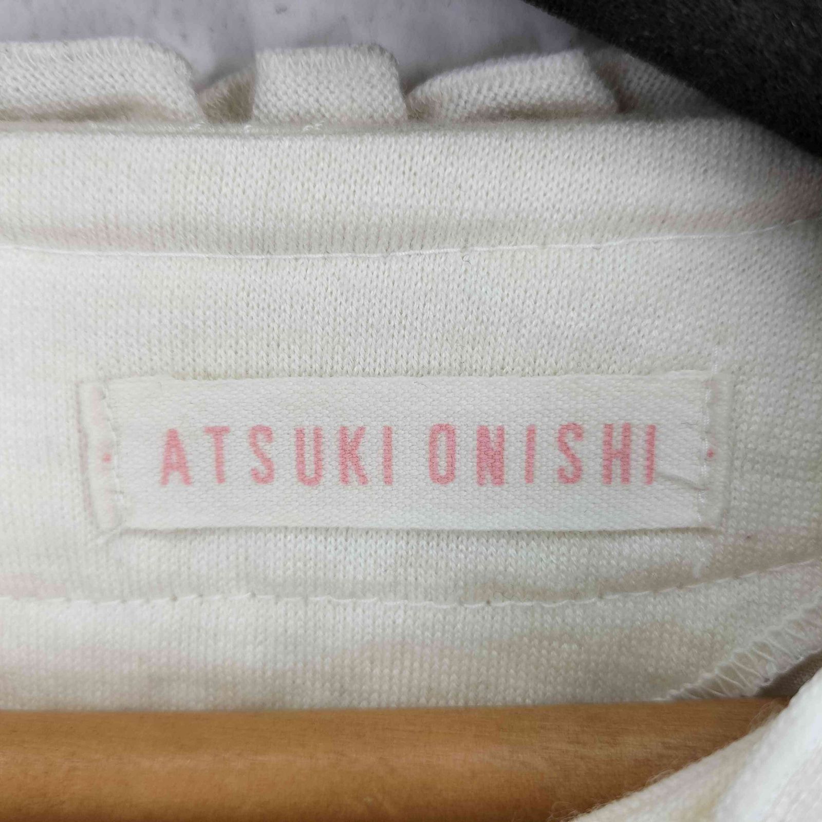 ユーズドフルギ USED古着 レースフリル付き フラワー刺繍 カットソー