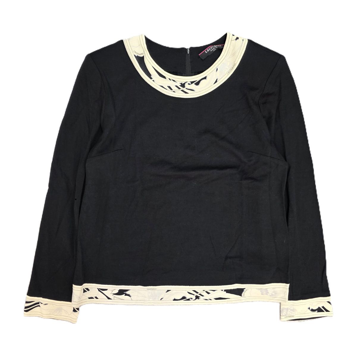 LEONARD レオナール 長袖カットソー トップス カットソー レディース