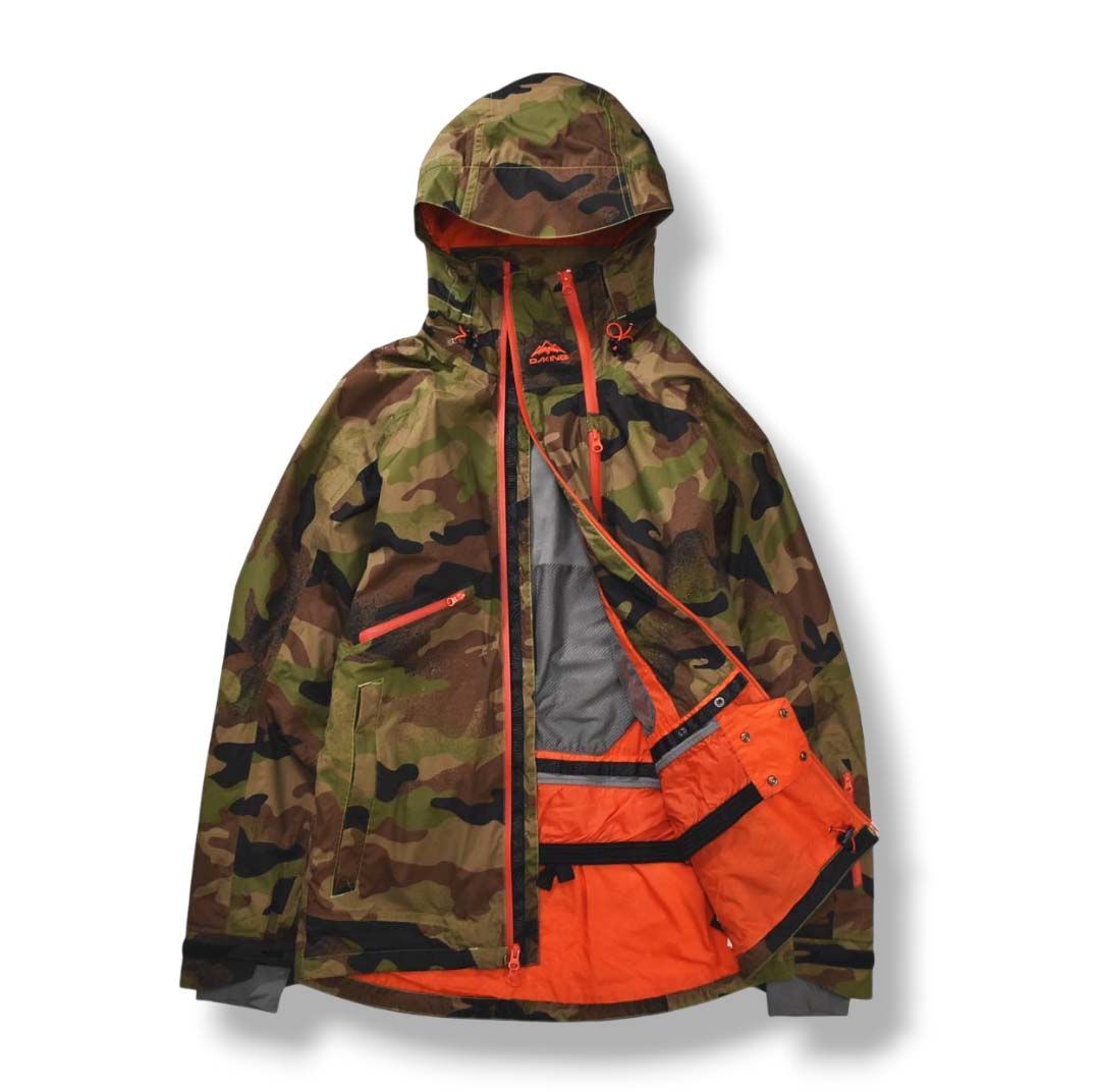DAKINE カモフラ　迷彩　スノーボード　160cm キャリー付き　極美品 DAKINE カモフラ 迷彩 スノーボード 160cm キャリー付き