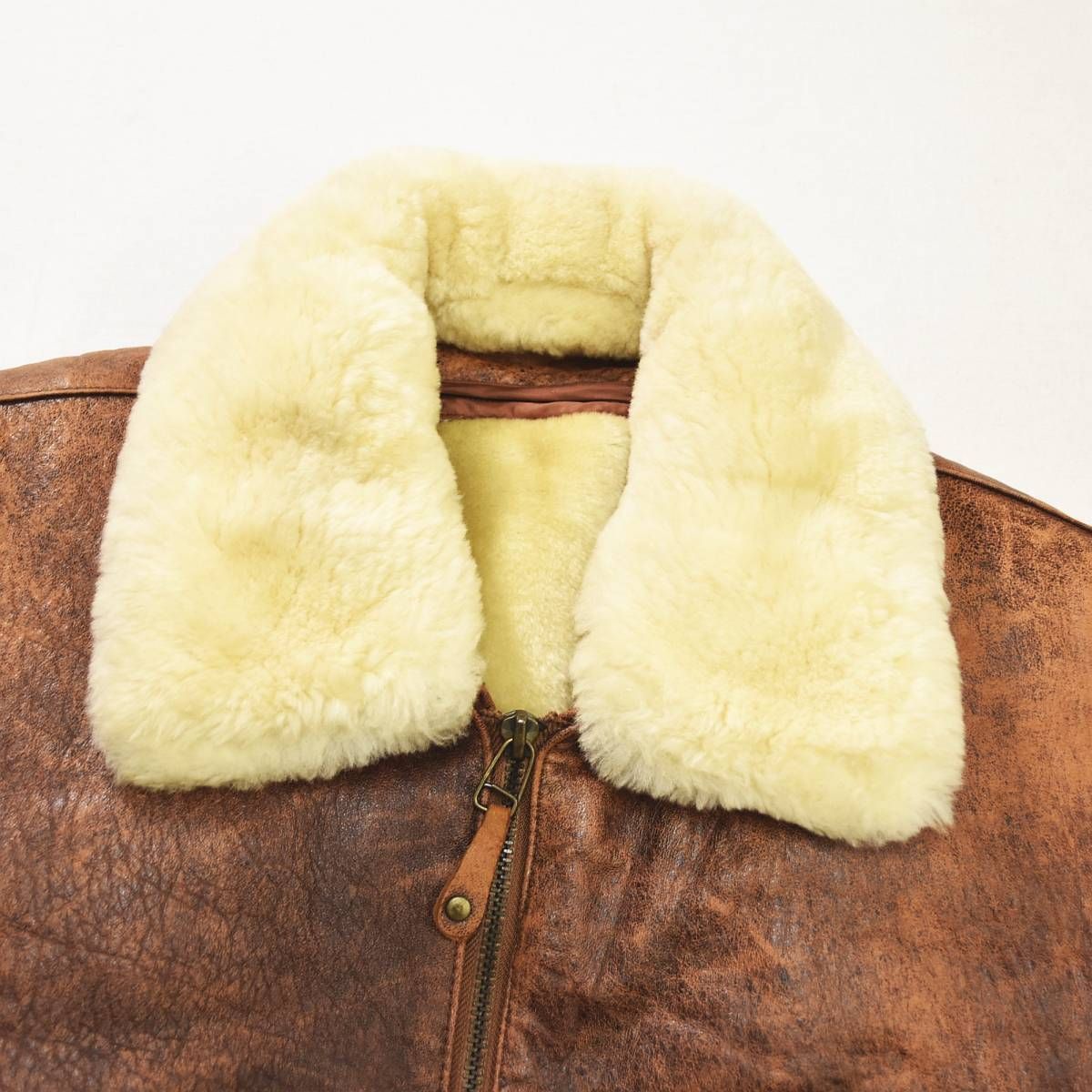 90s ヴィンテージ ラテンタ LATENTA G－1 TYPE フランス産 生地 羊革