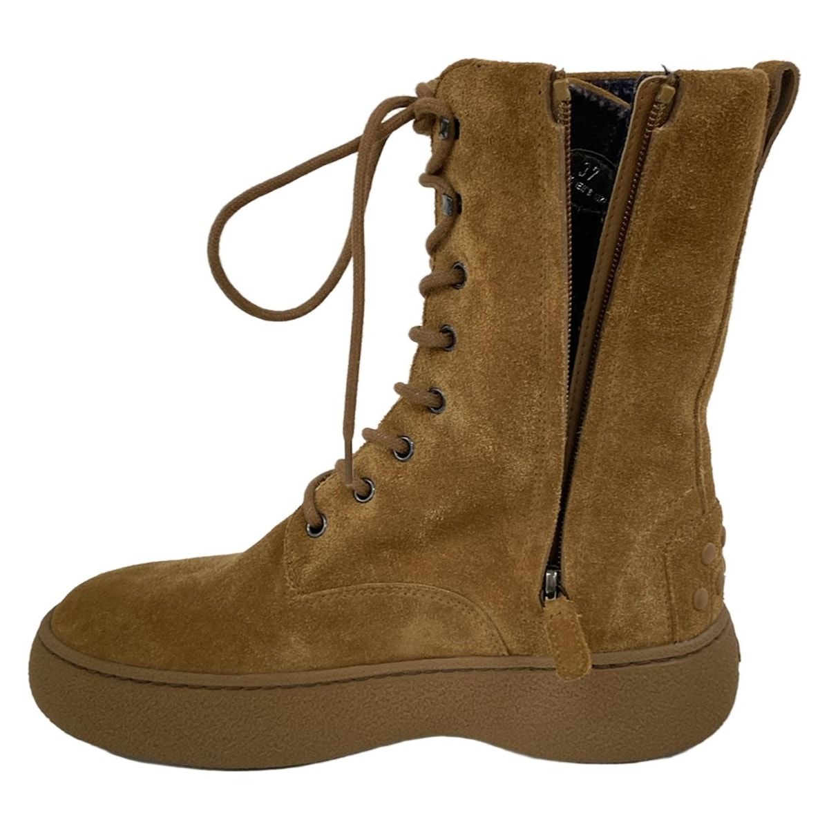 TOD'S トッズ　キャメル　ショートブーツ　36 TOD'S トッズ キャメル ショートブーツ 36 TOD'S トッズ キャメル