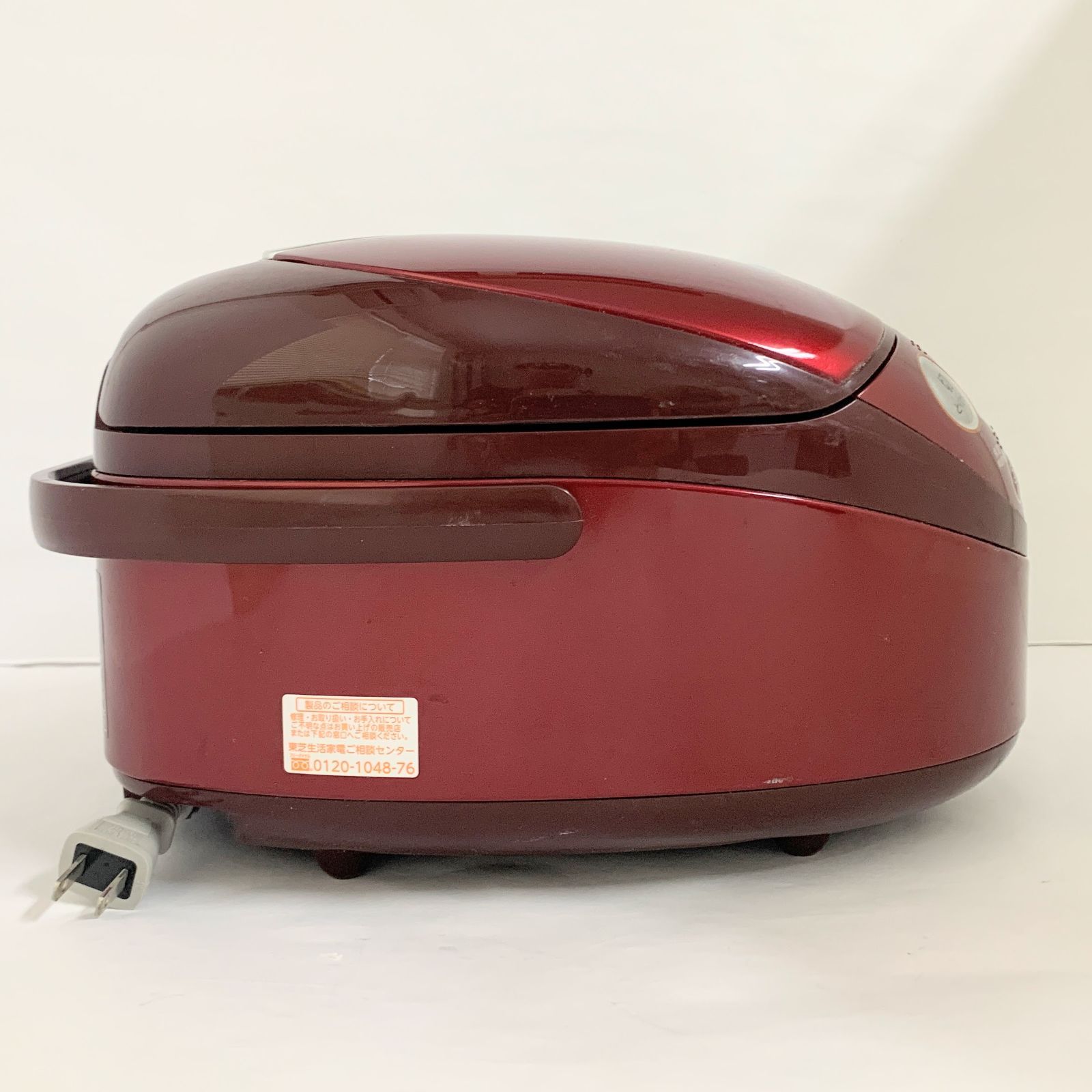 TOSHIBA RC-6XJ 3.5合 炊飯器 IH 炊飯ジャー 0.63L 2016年製 赤 グラン