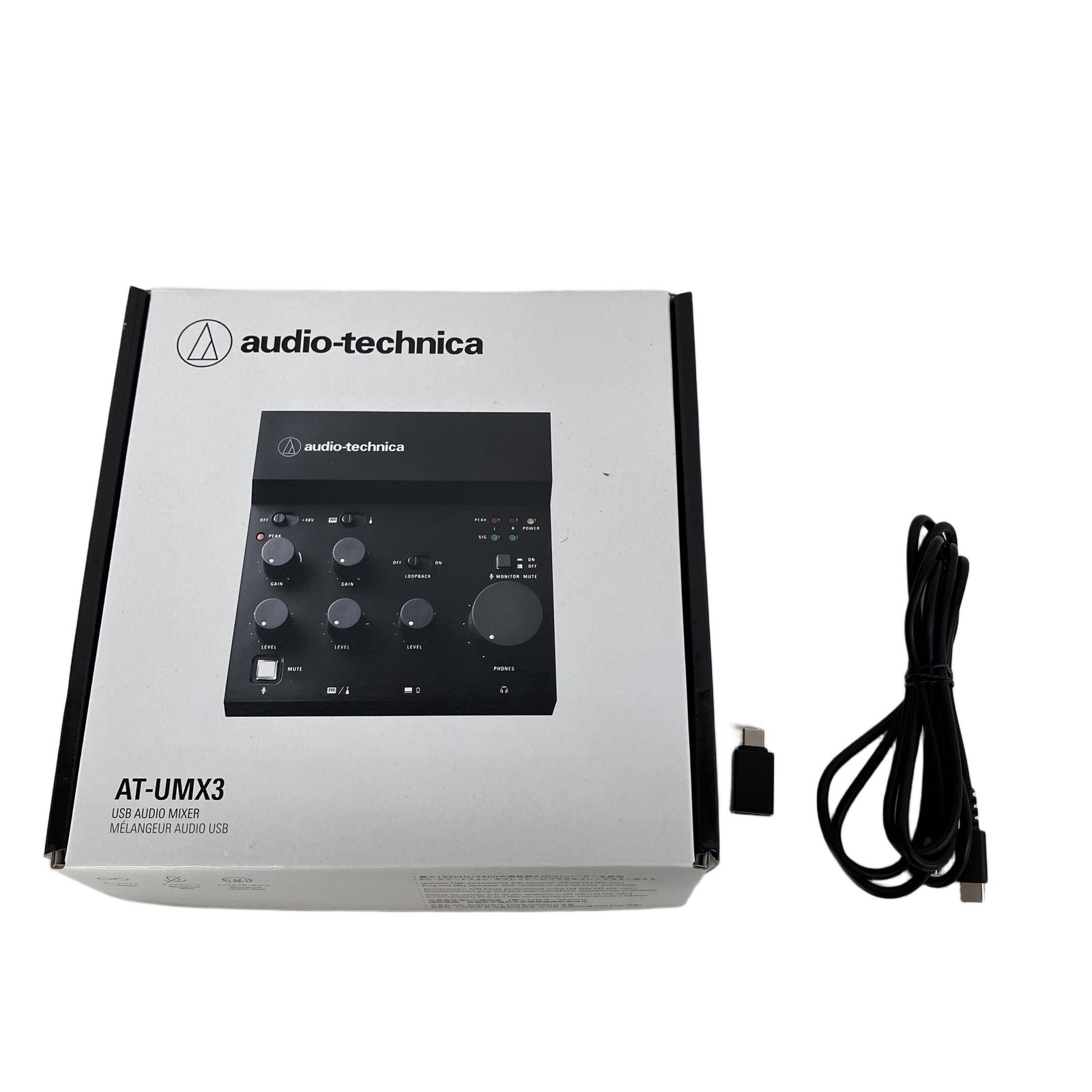 audio-technica AT-UMX3 USBオーディオミキサー配信 実況 オーディオ