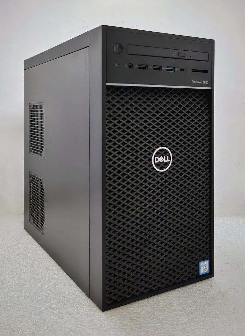★[Windows11] 8世代Xeon 超速SSD ミニタワーWS Dell Precision 3630 Tower (Xeon E-2224 3.4GHz/16GB/NVMe SSD 256GB +2TB/Quadro P400)