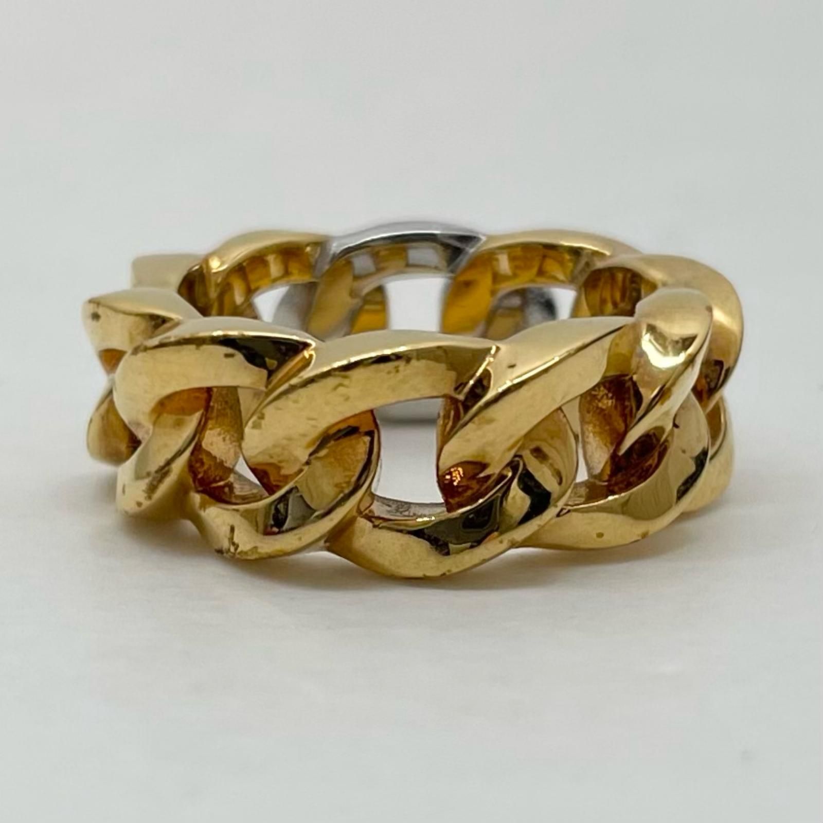 中古】VERSACE | ヴェルサーチ グレカチェーンリング・指輪 DG5I020 