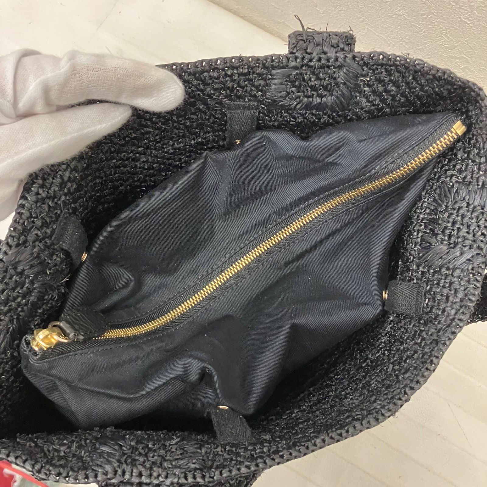 8377 HELEN KAMINSKI ヘレンカミンスキー トートバッグ ラフィア