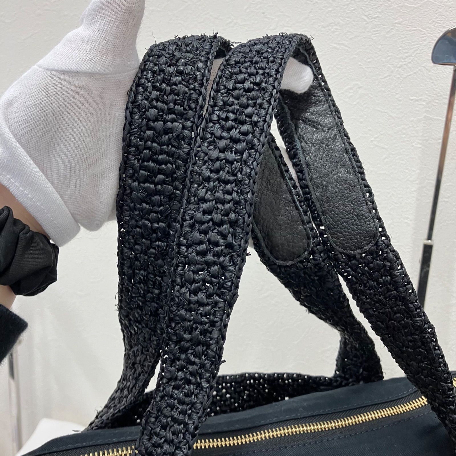 8377 HELEN KAMINSKI ヘレンカミンスキー トートバッグ ラフィア