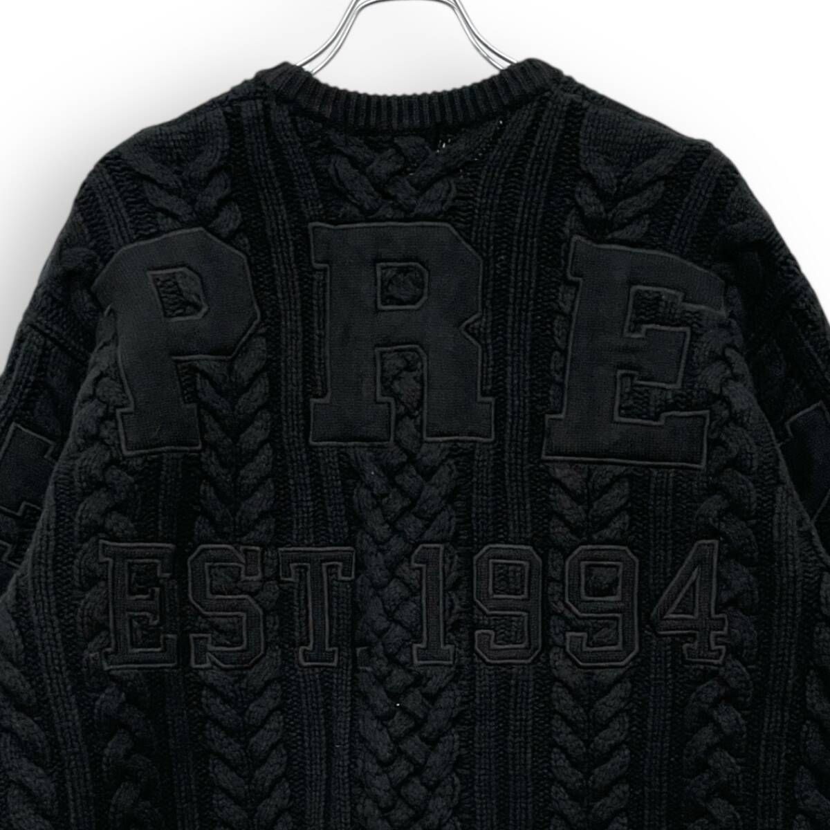 R2630 / SUPREME 23AW Applique Cable Knit Sweater シュプリーム 