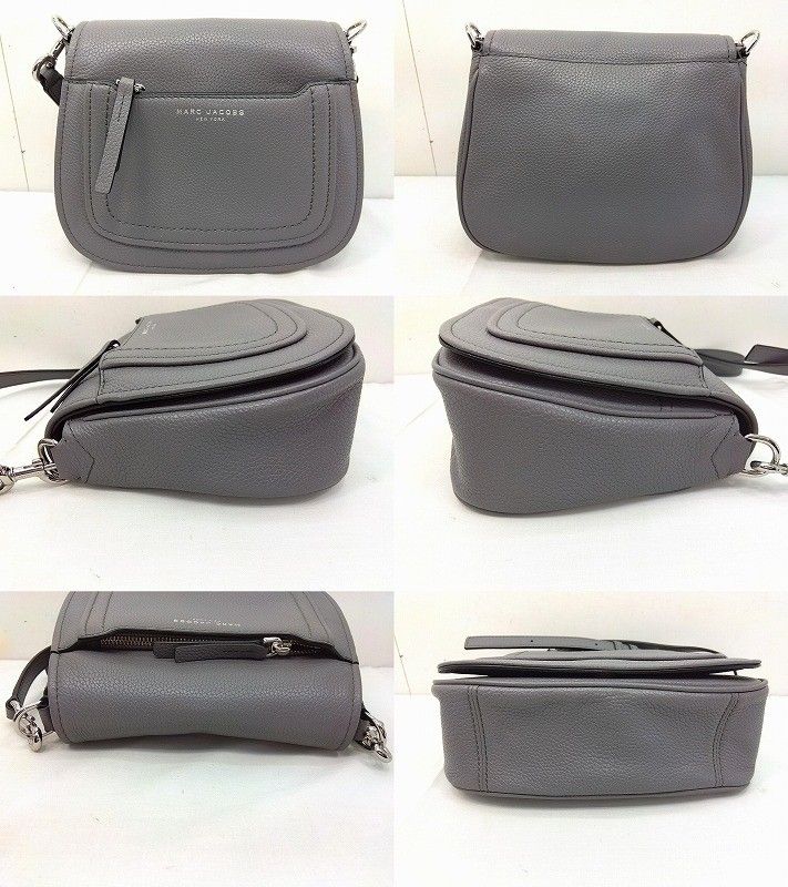 s26g-065k【中古】MARC JACOBS マークジェイコブス　エンパイヤシティ　ショルダーバッグ　クロスボディ　M0013049　SHADEY GREY s26g-065k【中古】MARC JACOBS マークジェイコブス エンパイヤシティ