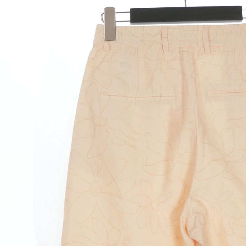 デシグアル Desigual 花柄 テーラードパンツ スラックス XS サーモン