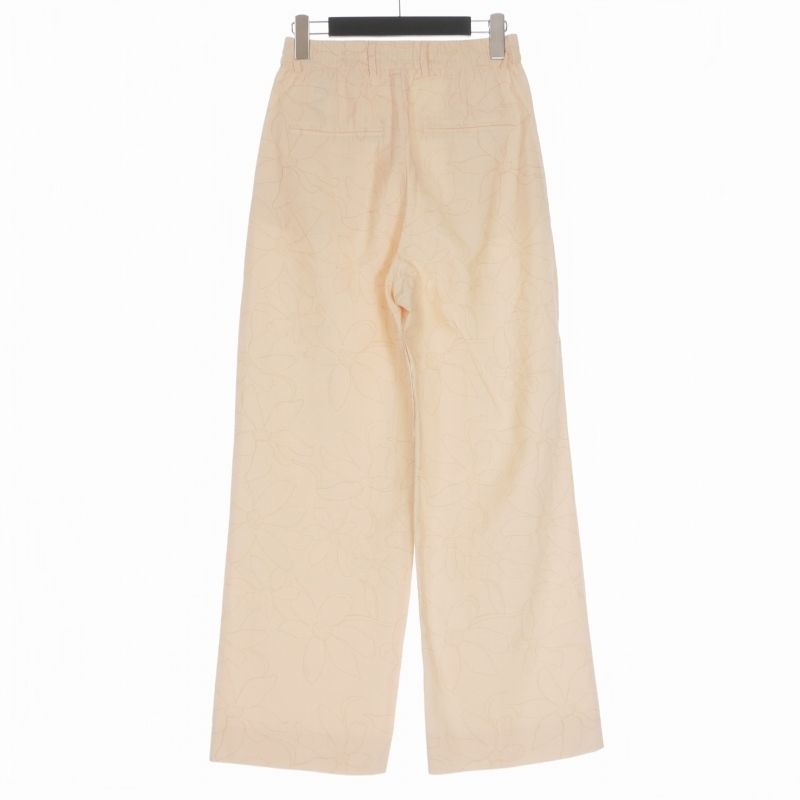 デシグアル Desigual 花柄 テーラードパンツ スラックス XS サーモン