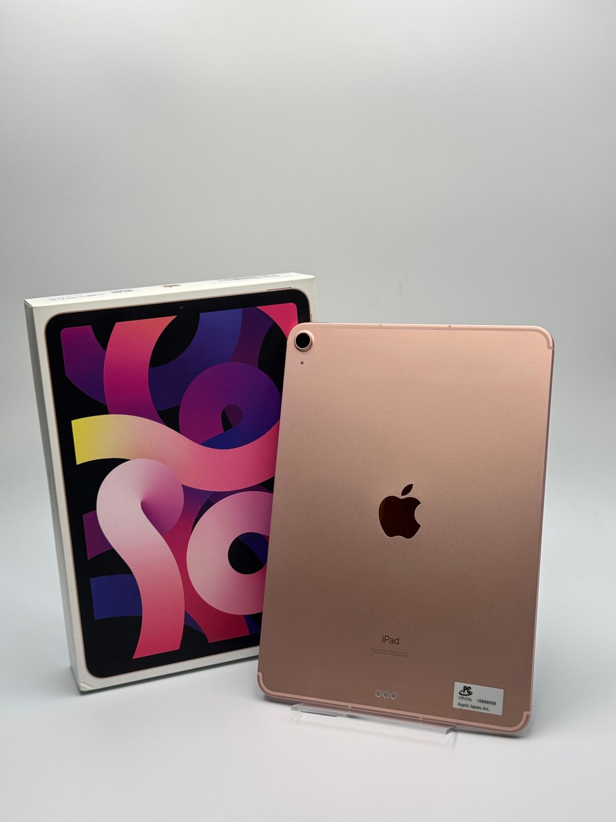 中古B】iPad Air 4 256GB ローズゴールド wifi+Cellular バッテリー
