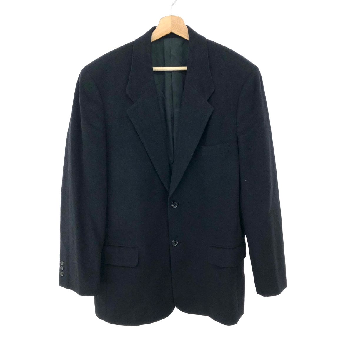 PAPAS パパス 2Bテーラードジャケット サイズ:L アンゴラ×ウール