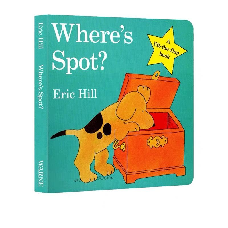 英語名作ボードブック】Where's Spot? コロちゃんはどこ英語絵本