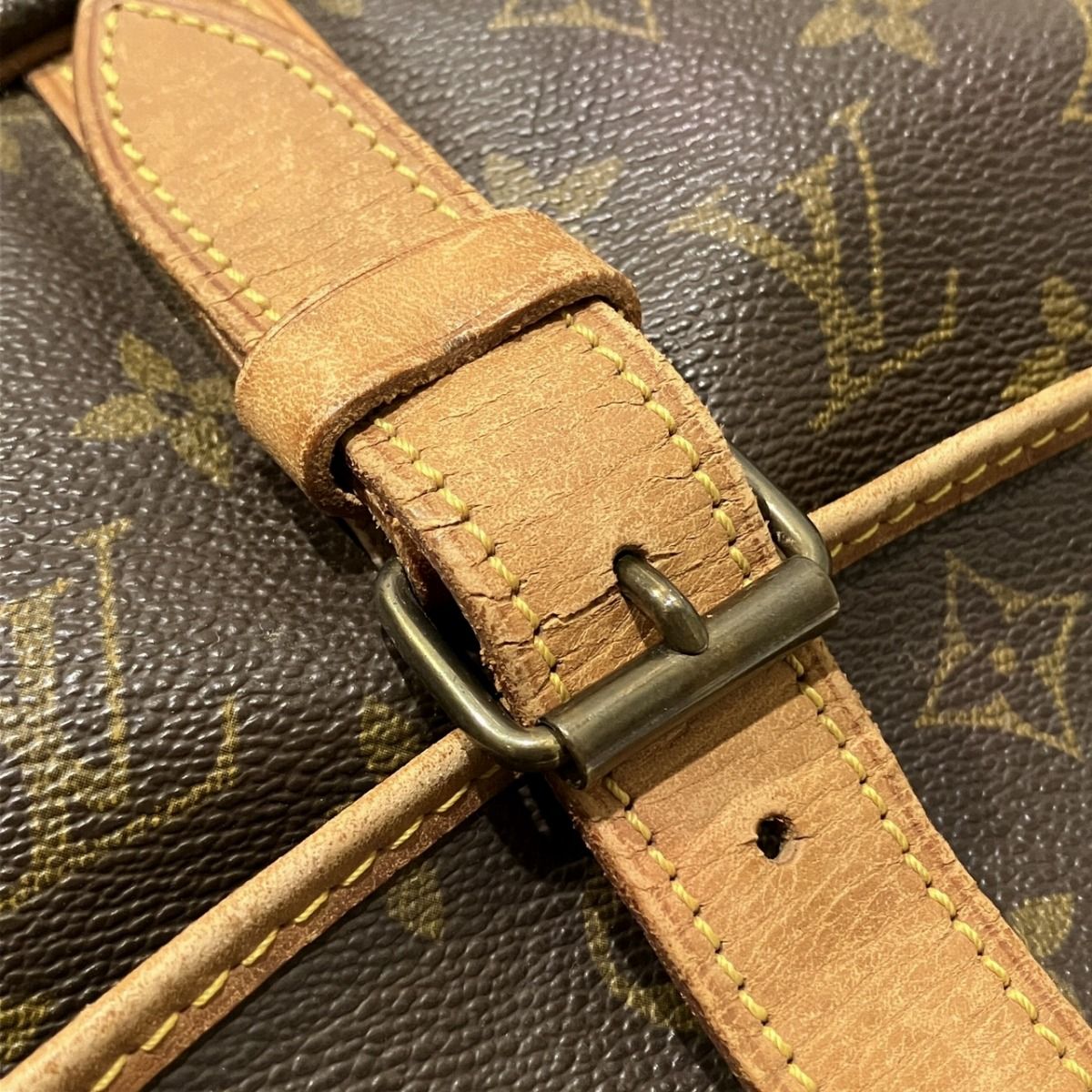 ルイ・ヴィトン LOUIS VUITTON ソミュール35 モノグラム ショルダー 