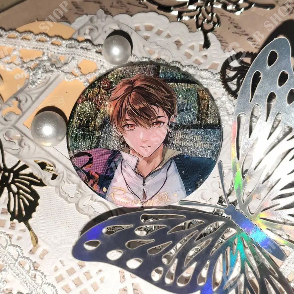 未定事件簿 バッジ 【水無瀬夏彦】 58mm 缶バッジ 2個 此春离离 溢れる