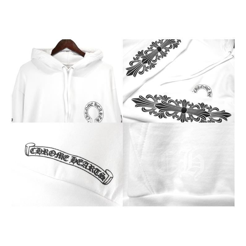 クロムハーツCHROME HEARTS 【 SWTSHRT HD PLVR 】 袖フローラル
