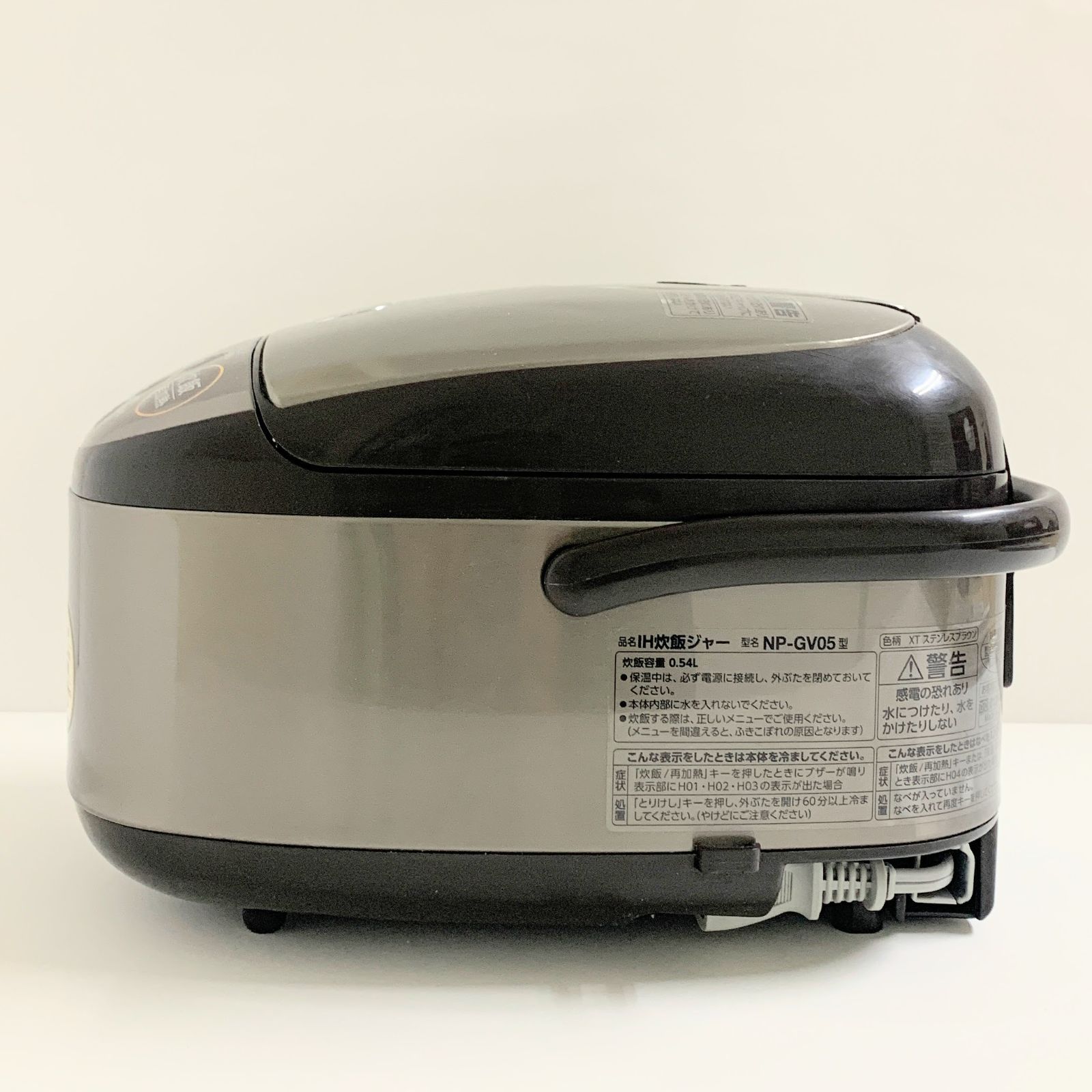 ZOJIRUSHI 象印 極め炊き NP-GV05 炊飯器 IH 炊飯ジャー 0.54L 3合
