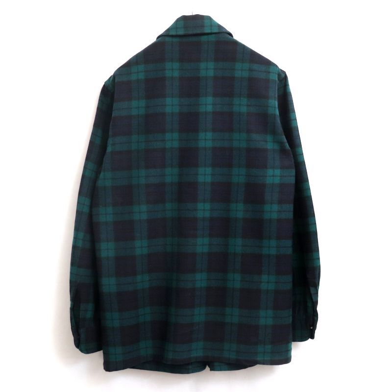 60s USA製 vintage PENDLETON チェック柄 ブラックウォッチ ウール