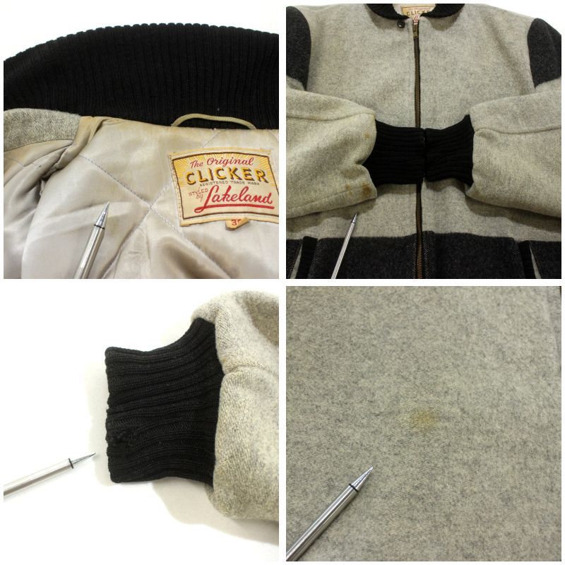 50s vintage レイクランド Lakeland CLICKER ウール ファラオ