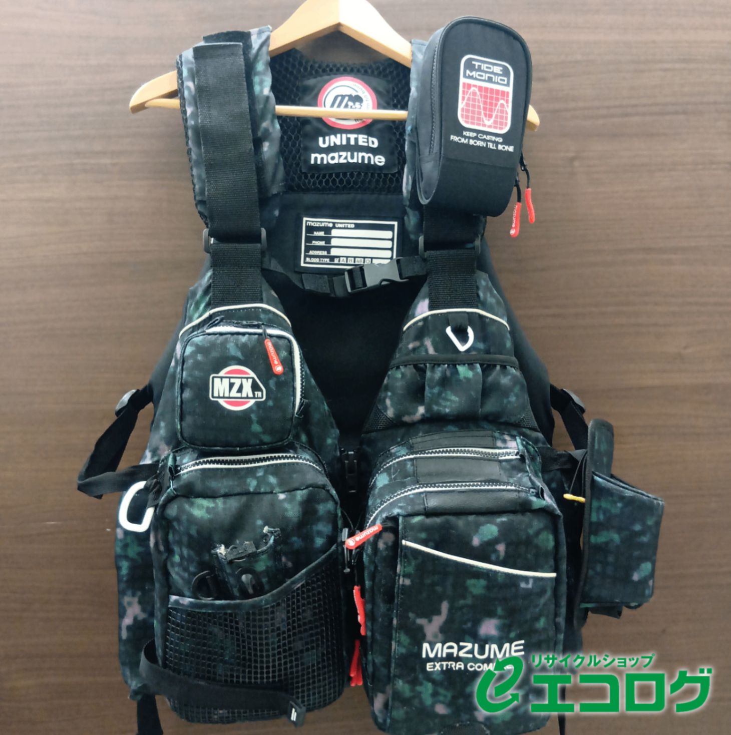 MZX タイドマニアライフジャケット MZXLJ-074 マズメ(mazume) MZX タイドマニアライフジャケット MZXLJ-074