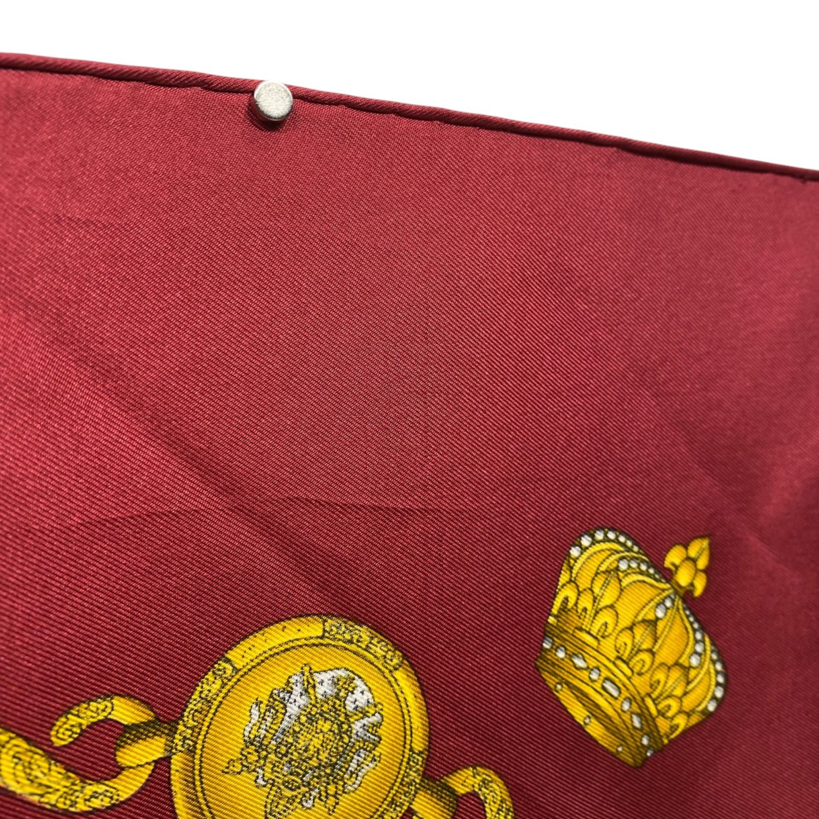 エルメス カレ90 LES TAMBOURS シルクスカーフ タンブールの太鼓 王冠