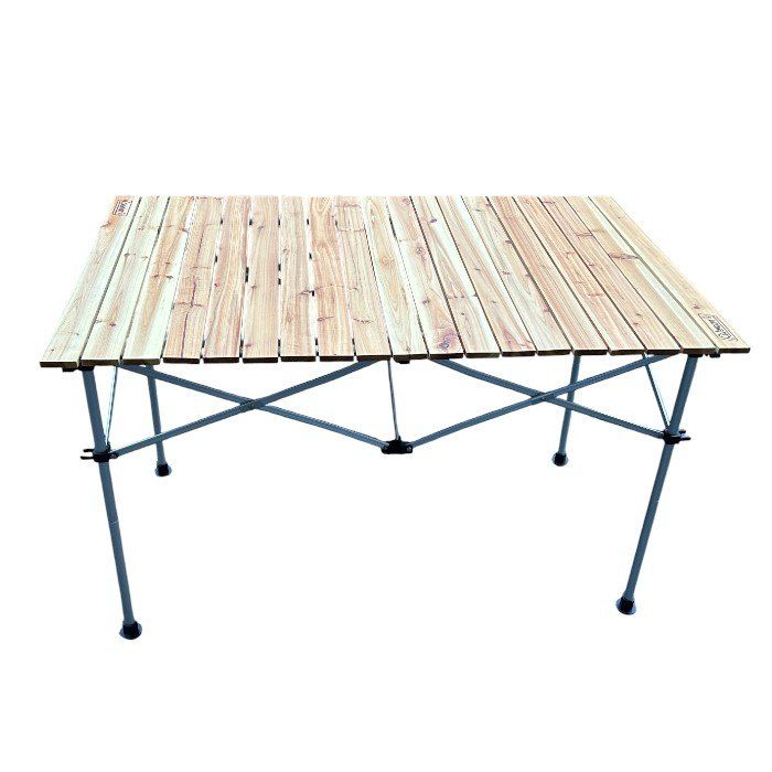 コールマン Coleman ナチュラル ウッド ロール テーブル 110