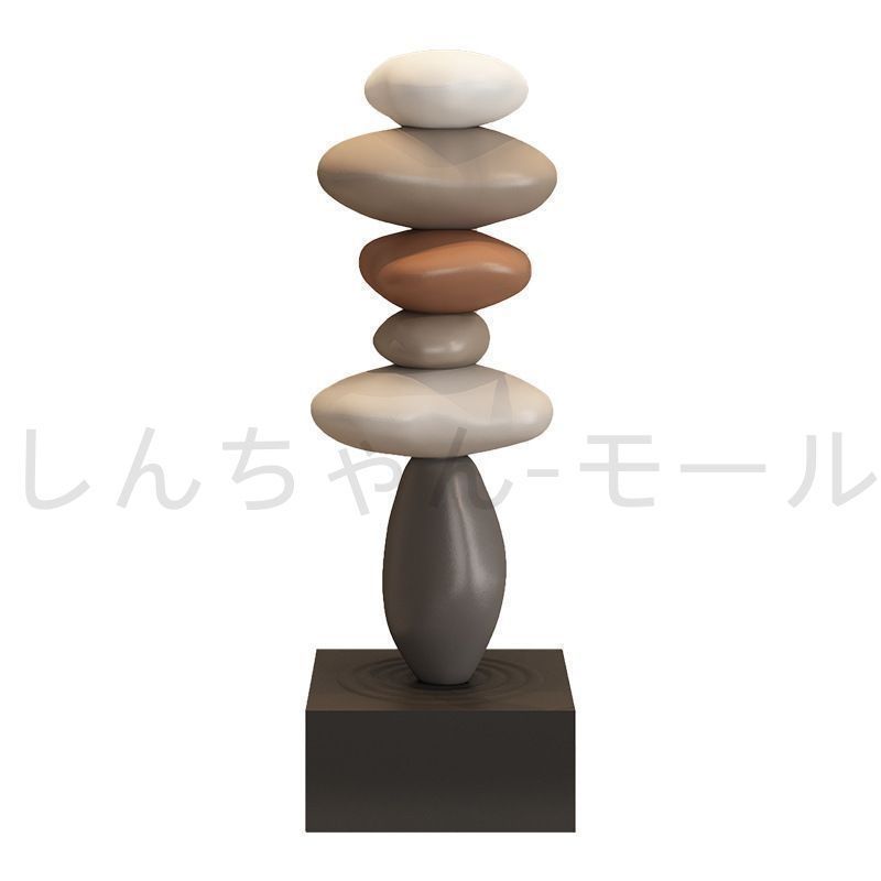 ヴィンテージ 石製 ストーン エスキモー アート インテリア オブジェ 置物 置物 オブジェ Sサイズ 石を積み上げたデザイン ストーン 独創的