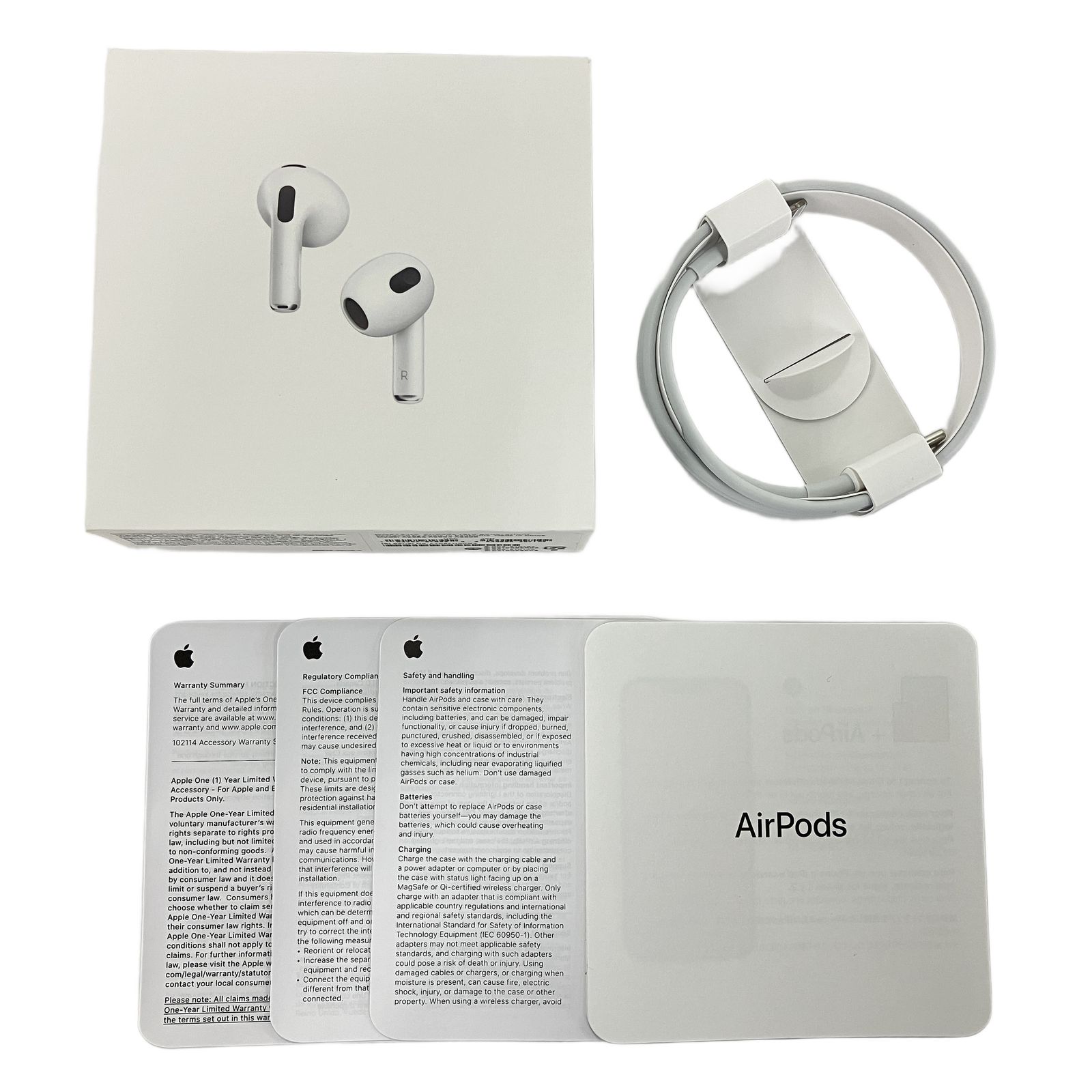 Apple AirPods MME73J/A 第3世代 A2565 A2564 A2566 ワイヤレス