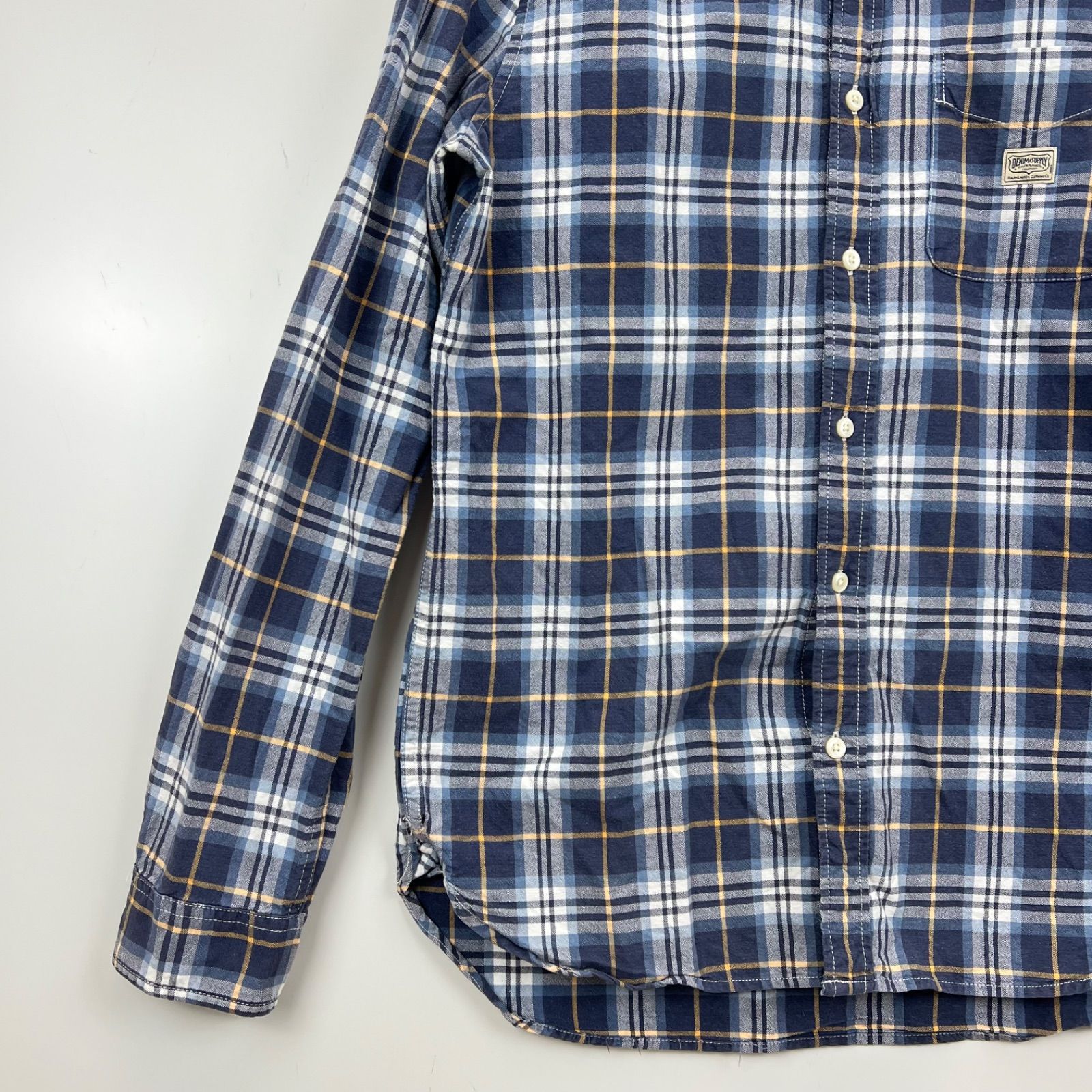 DENIM&SUPPLY Ralph Lauren plaid L/S shirts M デニム＆サプライ