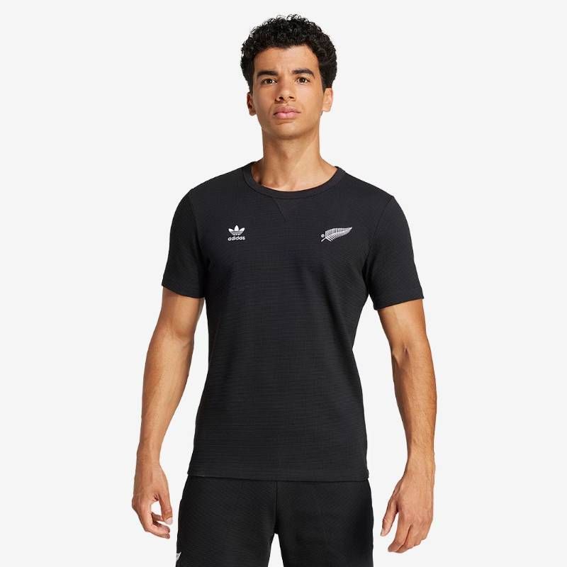 【送料無料・匿名配送】adidas ラグビー ウェア オールブラックス x オリジナルス Tシャツ ブラック 黒 新品 9,344円