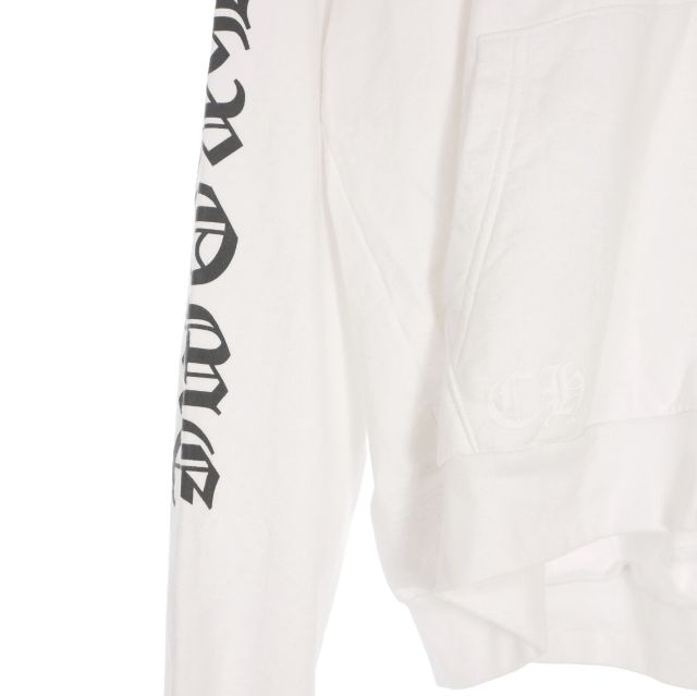 クロムハーツ CHROME HEARTS Vertical Logo Zip-Up Hoodie アームロゴ