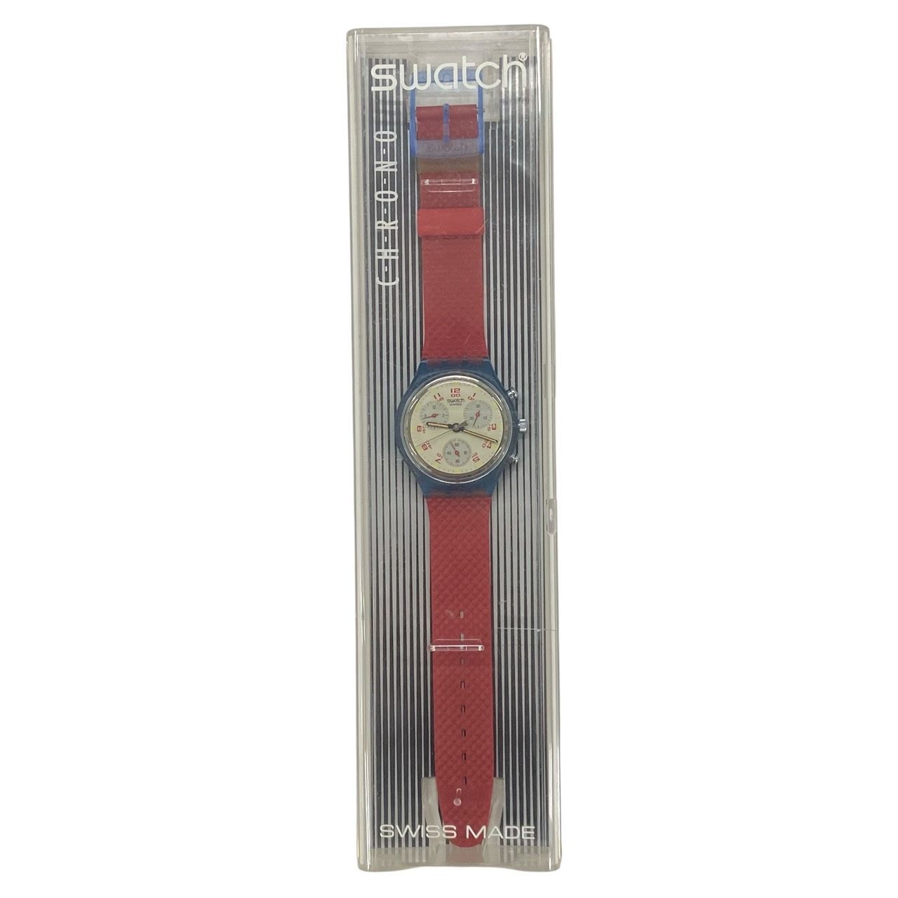 未使用/動作品】SWATCH スウォッチ CHRONO クロノ SCN103 JFK 1992 