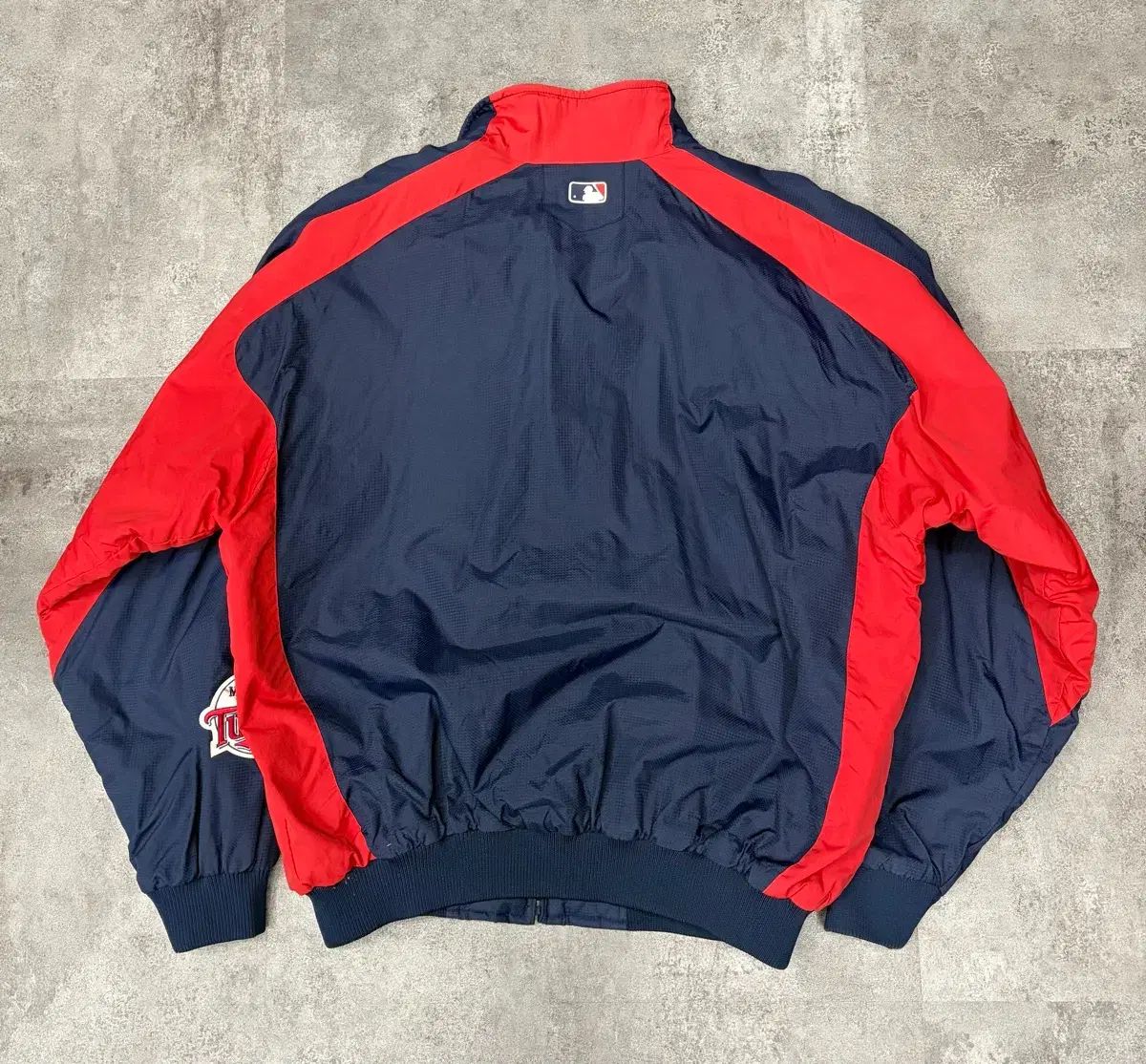 90s Majestic TWINS ツインズ 野球 アウター ネイビー/レッド - メルカリ