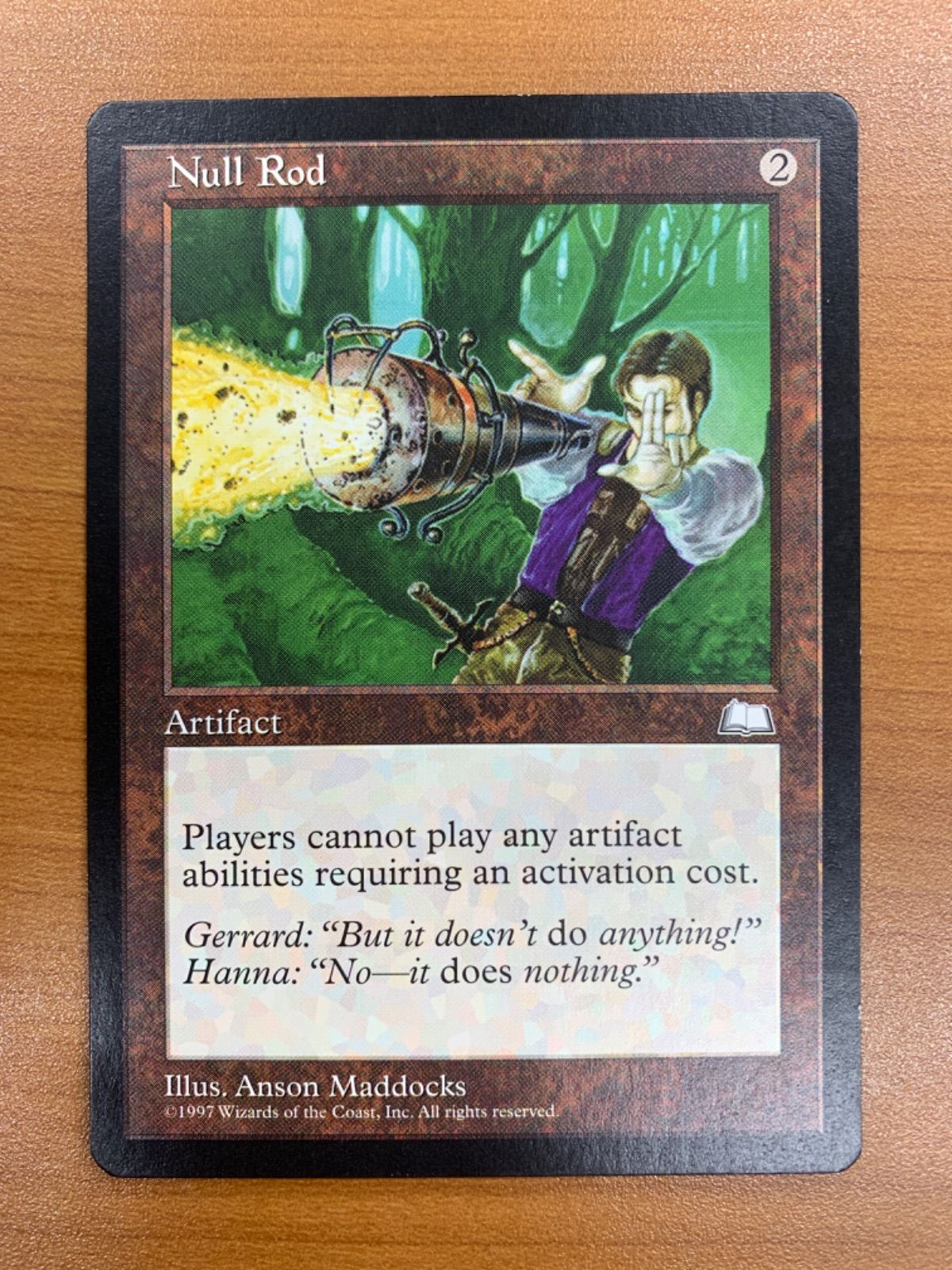 mtg 無のロッド Null Rod 英語2枚 MTG 無のロッド/Null Rod （英語版）2枚セット mtg 無のロッド Null