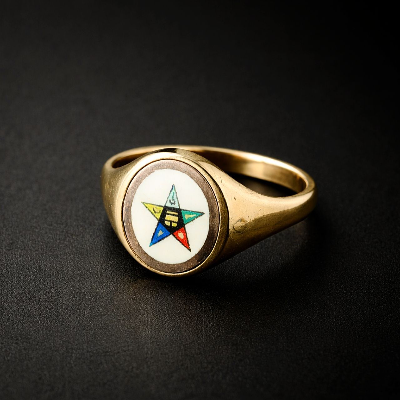 英国 1984年 ヴィンテージ 9kゴールド 