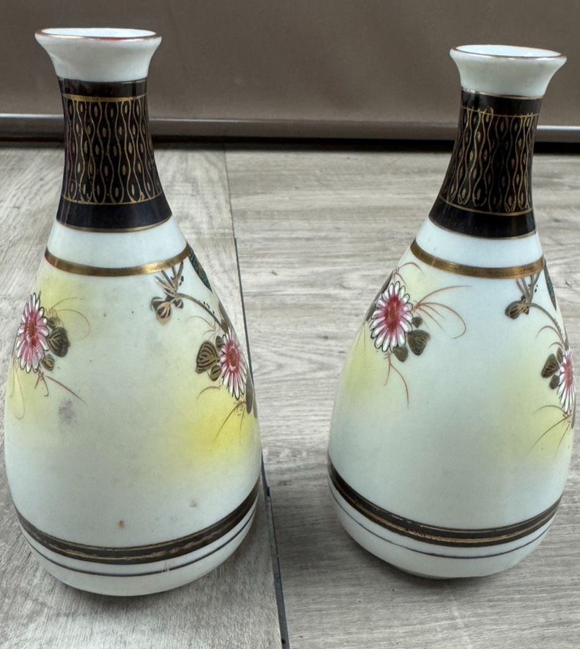 九谷焼 七福神 お猪口 おちょこ7個 徳利セット 食器 骨董品