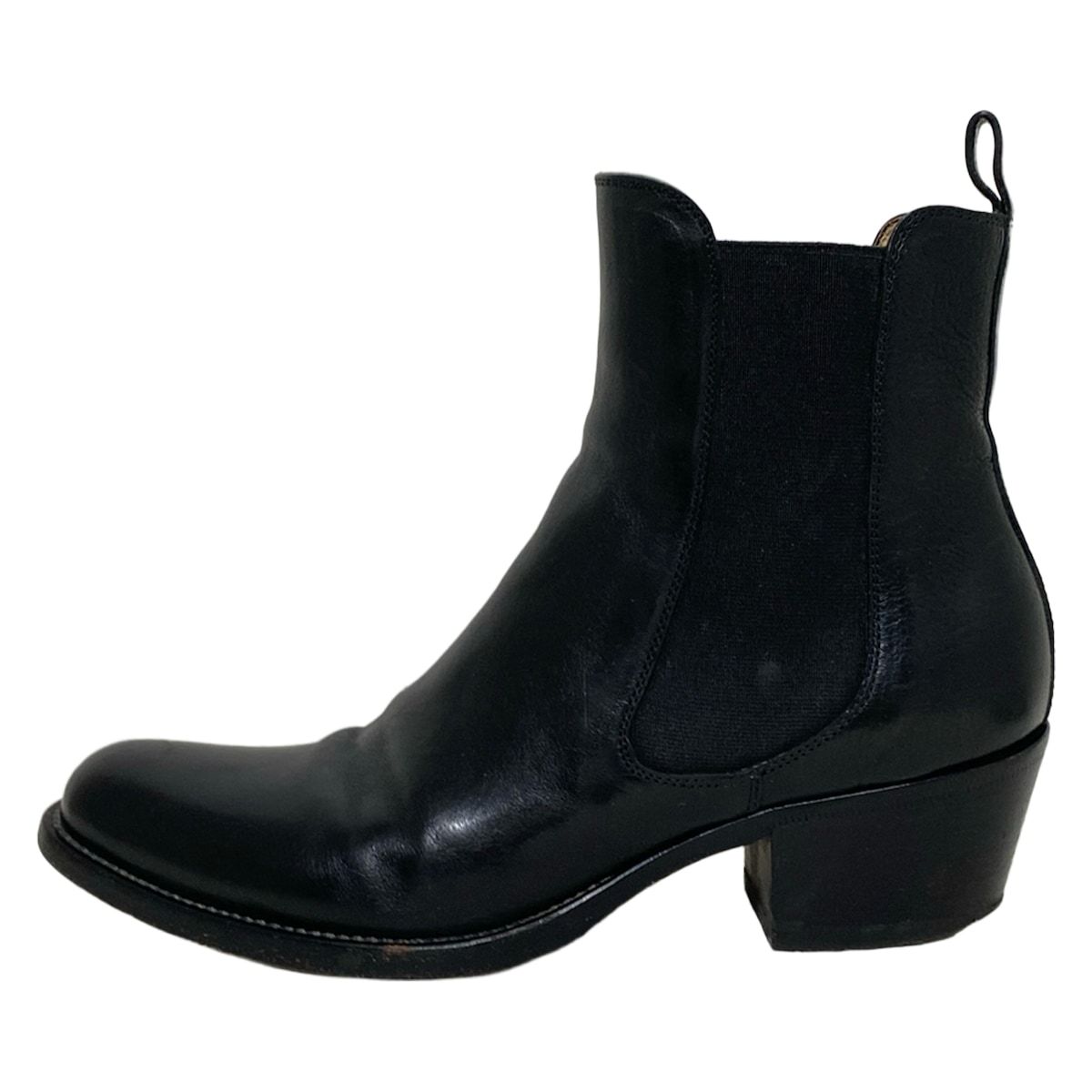 SARTORE ショートブーツ ブラック 37 SARTORE(サルトル) ショートブーツ 37 レディース 黒 サイドゴア