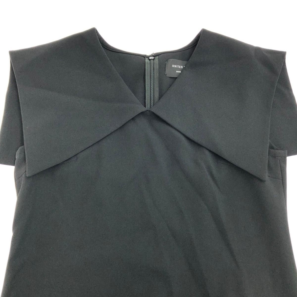 UNITED TOKYO ユナイテッドトウキョウ ビックカラーフレアワンピース  