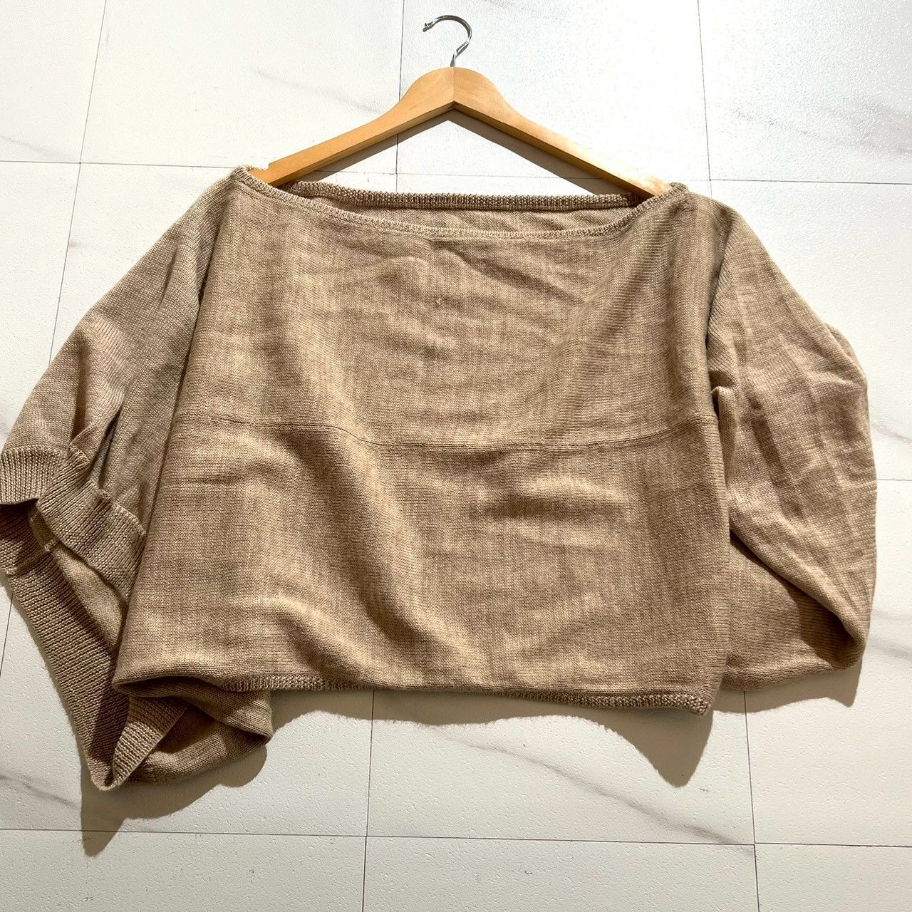 Y's ワイズ ヨウジヤマモト ニットポンチョ 希少✨Y's ワイズ YOHJI YAMAMOTO ヨウジヤマモト ウールアルパカ