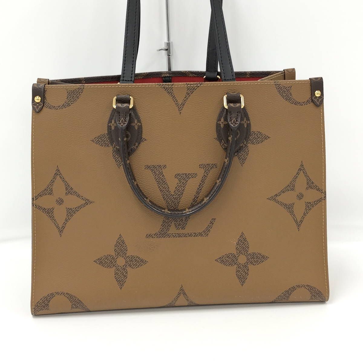 LOUIS VUITTON オンザゴーMM 2WAY トートバッグ モノグラム リバース