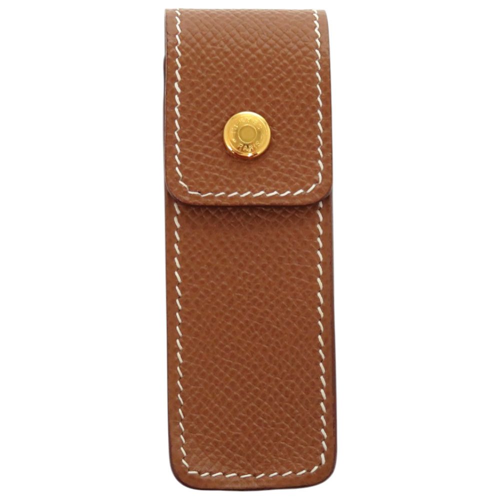 HERMES レザー 小物、 ガム、リップ、印鑑ケース 箱無しフランス製 HERMES レザー 小物、 ガム、リップ、印鑑ケース 箱無しフランス製